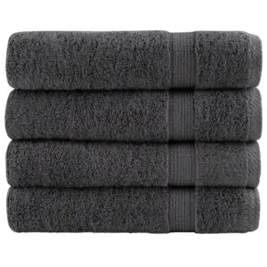 Saunalinade komplekt SOLUND, antratsiithall, 4 tk, 70 x 140 cm, 600 gsm, 100% puuvill