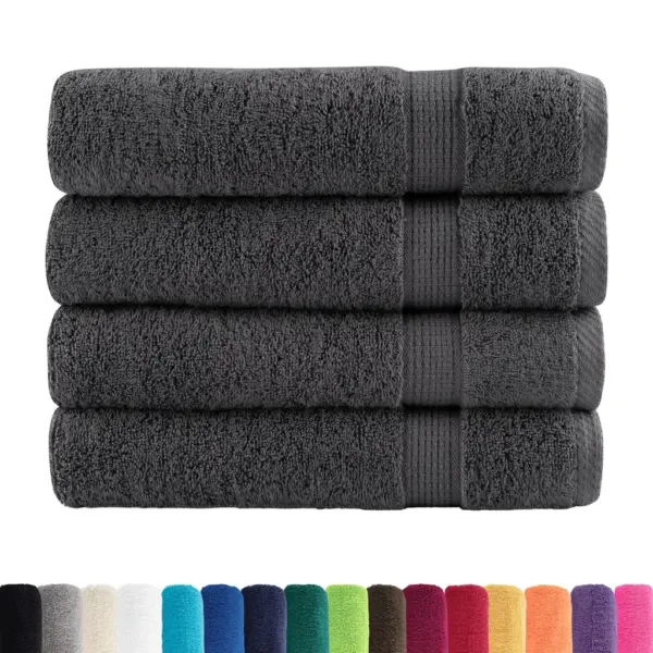 Saunalinade komplekt SOLUND, antratsiithall, 4 tk, 70 x 140 cm, 600 gsm, 100% puuvill – 2