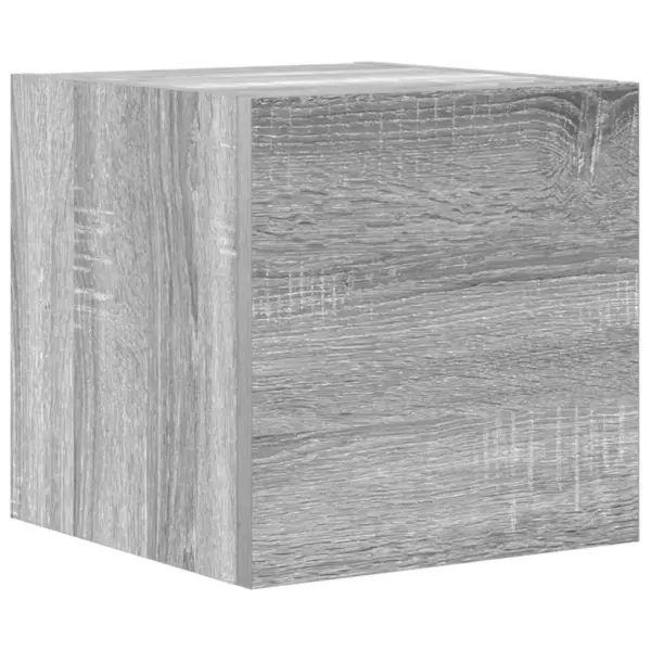 Seinale kinnitatav 10-osaline telerikappide komplekt, hall Sonoma tamm, tehispuit - 6