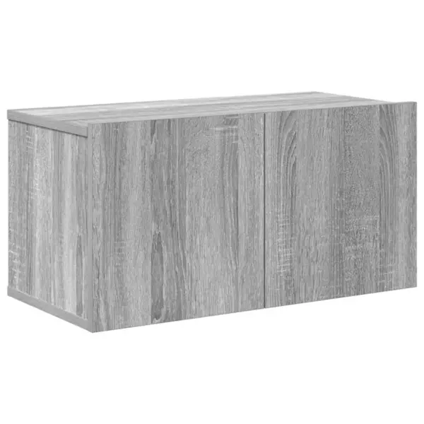Seinale kinnitatav 10-osaline telerikappide komplekt, hall Sonoma tamm, tehispuit - 7