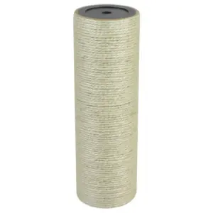 Seinale kinnitatav kasside kraapimispost naturaalne sisal, beež, 8 x 25 cm