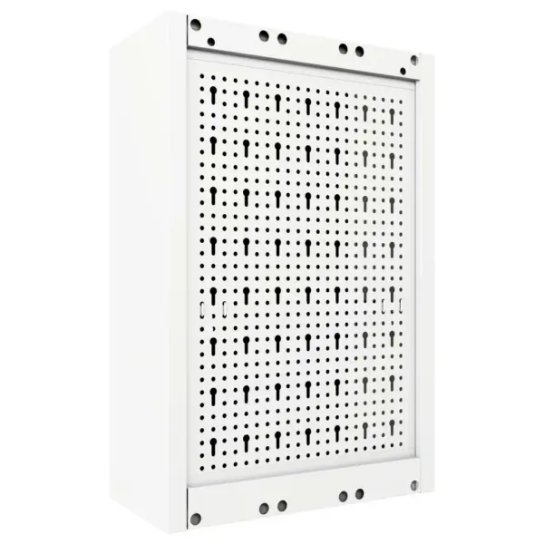 Seinale kinnitatav metallist tööriistakapp euroaugulise aukplaadiga, hall-must, 40 x 19 x 60 cm – 4