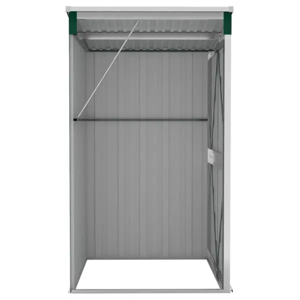 Seinale kinnitatav aiakuur, roheline tsingitud teras, 118 x 100 x 178 cm – 6