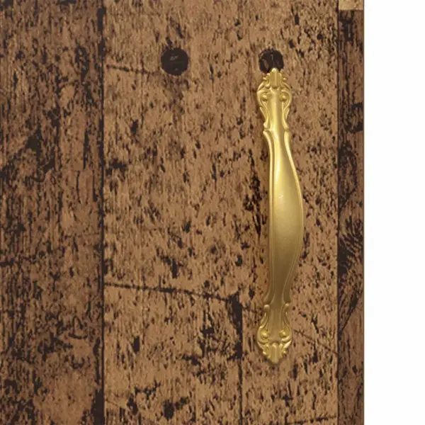 Seinale kinnitatavad kapid, 2 tk, vana puidu toon, tehispuit, 69,5 x 34 x 90 cm – 10