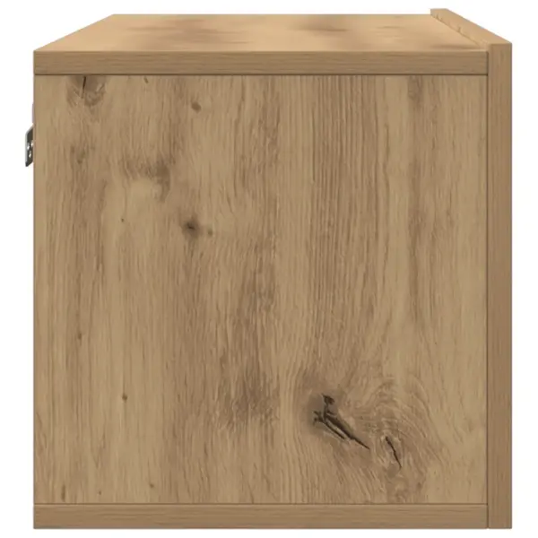 Seinale kinnitatavad telerikapid 2 tk, käsitöötamm, tehispuit, 100 x 30 x 30 cm, allatõmmatavate ustega – 6