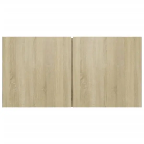 5-osaline seinapealne telerikappide komplekt, sonoma tamm, tehispuit – 6