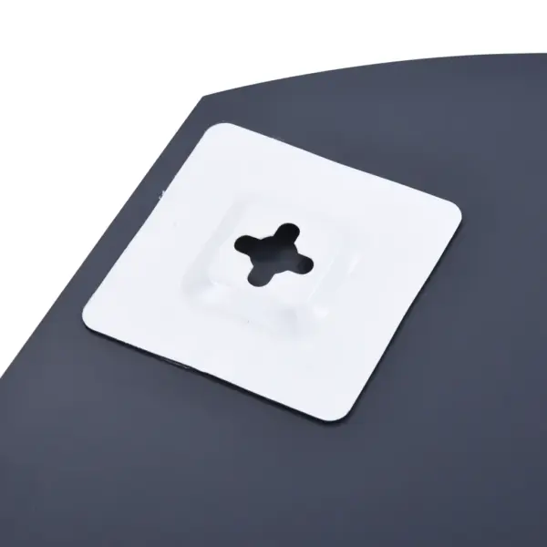 Riiuliga seinapeegel vannituppa, karastatud klaas, hõbedane, 30 x 50 cm – 5