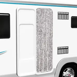 Šenillist putukakardin uksele, pruun ja beež, 56 x 200 cm