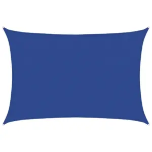 Ristkülikukujuline HDPE päikesepuri 160 g/m², sinine, 5 x 6 m