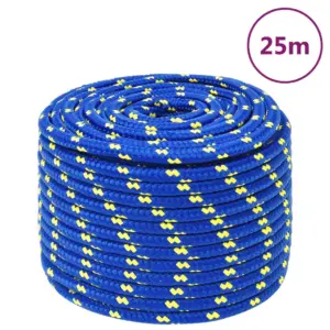 Sinine polüpropüleenist paadiköis 12 mm, 25 m, tõmbetugevus 930 kg