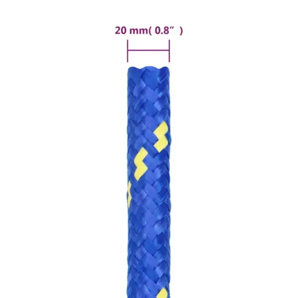 Polüpropüleenist paadiköis, sinine, 20 mm, 25 m - 6