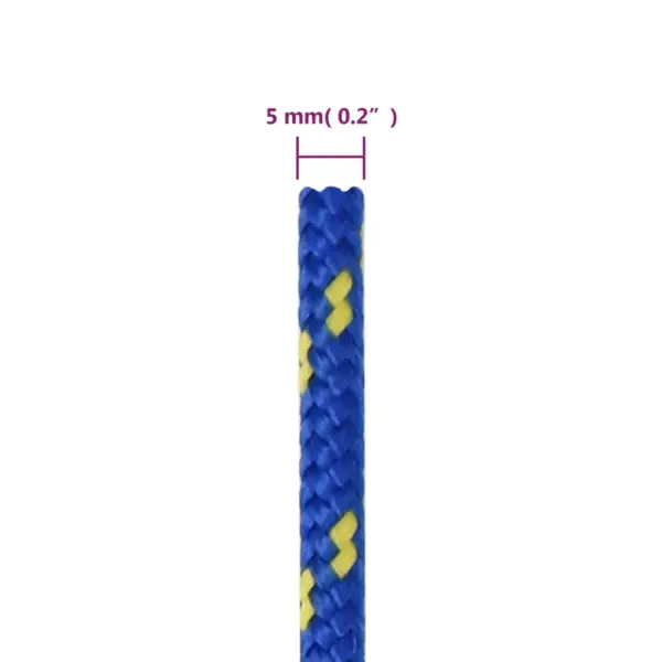 Polüpropüleenist paadiköis, sinine, 5 mm, 25 m - 6