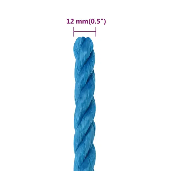Sinine polüpropüleenist töököis, 12 mm, 25 m – 6