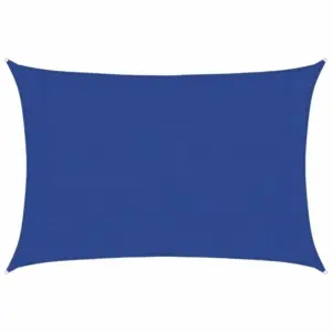 Ristkülikukujuline päikesepuri 160 g/m², sinine HDPE, 3 x 4,5 m