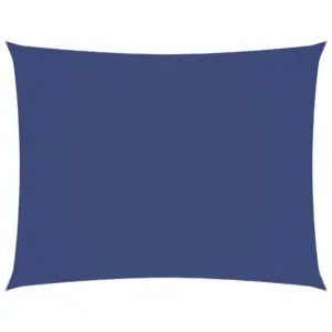 Veekindel ristkülikukujuline päikesepuri, sinine, 4 x 5 m, PU-kattega oxford-kangas