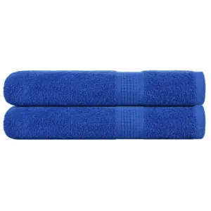 Saunalinad FROGN 2 tk, sinine puuvill, 80 x 200 cm, 360 g/m²