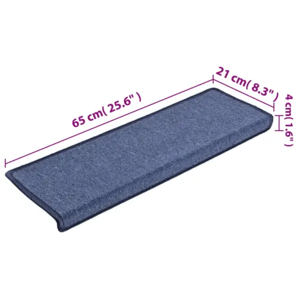 Libisemisvastased trepivaibad teibiga, sinine, 15 tk, 65 x 21 x 4 cm – 8