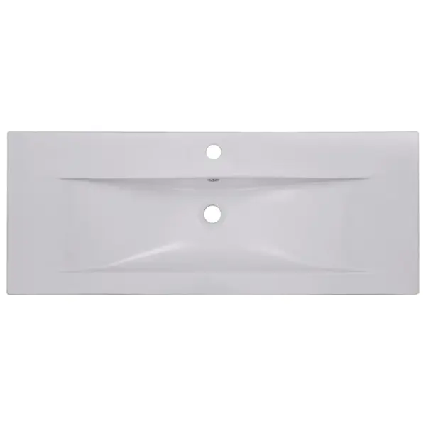 Sisseehitatav keraamiline vannitoavalamu, valge, 101 x 39,5 x 18,5 cm – 4