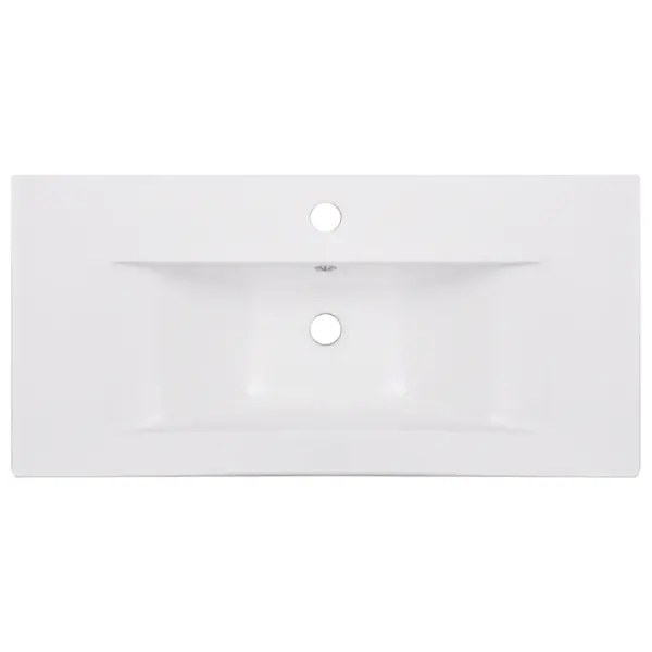 Sisseehitatav keraamiline vannitoavalamu ülevooluga, valge, 81 x 39,5 x 18,5 cm – 4