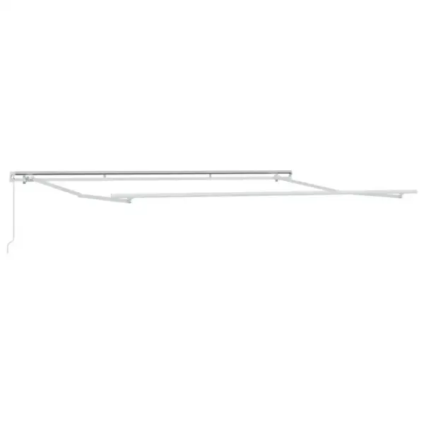 Sissetõmmatav terrassi varikatus, must polüester, käsitsi, 400 x 300 cm – 4