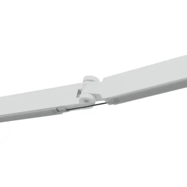 Sissetõmmatav terrassimarkiis LED-ribavalgustusega, valge alumiinium, 350 x 250 cm – 12