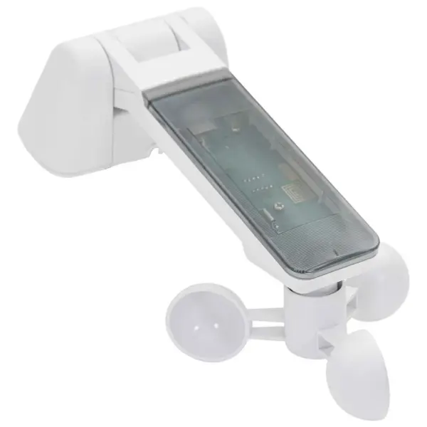 Sissetõmmatav terrassivarikatus LED-ribavalgusega, valge alumiinium, 500 x 350 cm – 11