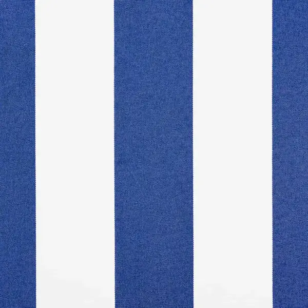 Sissetõmmatav terrassimarkiis UV- ja veekindla kangaga, sinine-valge, 350 x 250 cm – 13