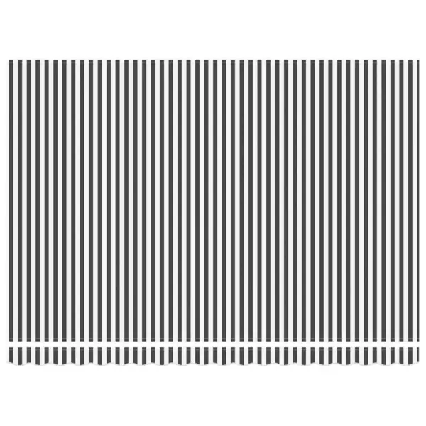 Sissetõmmatav seinale kinnitatav terrassivarikatus, antratsiithall-valge, 4,5 x 3 m, kangas ja alumiinium – 6