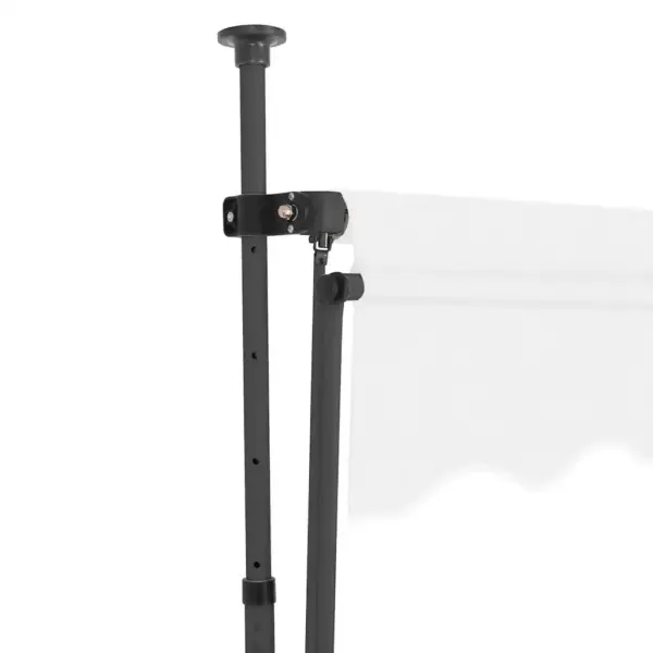 Käsitsi sissetõmmatav terrassivarikatus LED-valgustusega, 300 cm, kreemjasvalge – 4