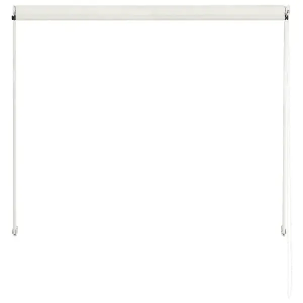 Sissetõmmatav varikatus akendele ja terrassile, 100 x 150 cm, kreemjasvalge – 5