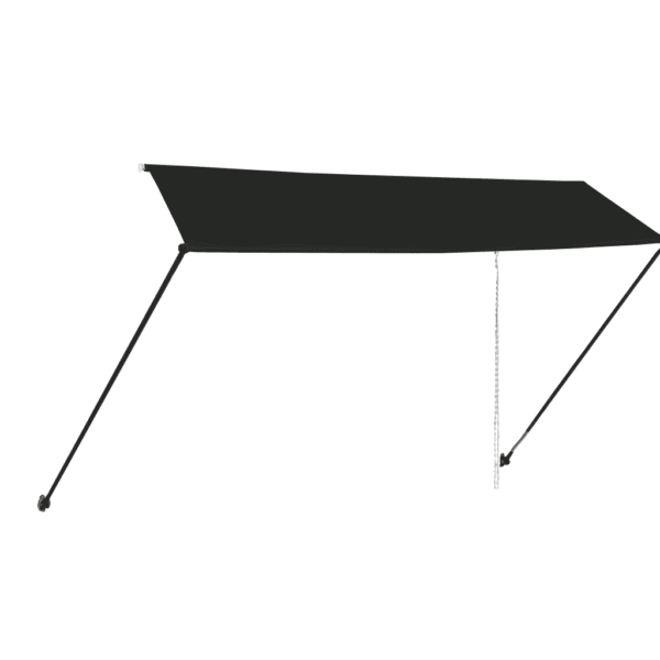 Sissetõmmatav terrassi varikatus LED-valgustusega, 350 x 150 cm, antratsiithall – 4
