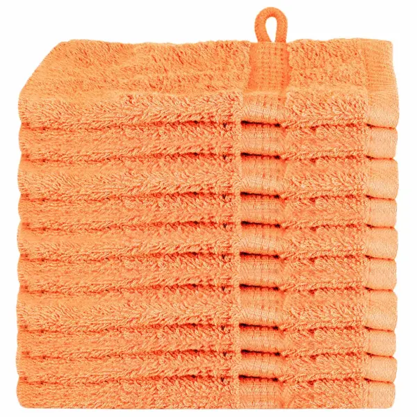 Solund oranžid külaliste pesulapid, 10 tk, 15 x 21 cm, 550 g/m² puuvill - 2