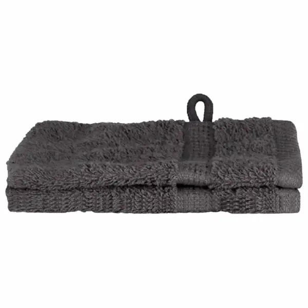 Puuvillased pesulapid Solund, antratsiit, 2 tk, 15 x 21 cm, 550 g/m² – 2