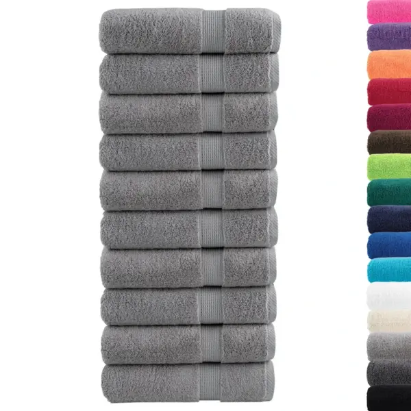 Saunalinade komplekt SOLUND, hall, 10 tk, 70 x 140 cm, 600 gsm – 2