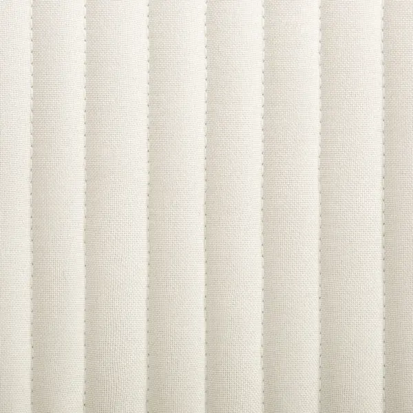 Kreemjasvalged kangast söögitoolid käetugedega, 4 tk – 7