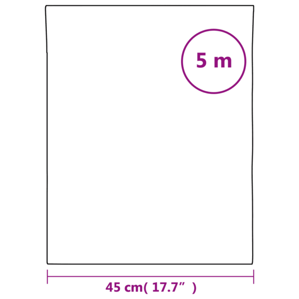 Staatiline jäätunud aknakile privaatsuseks, mattvalge PVC, 45 x 500 cm - 8