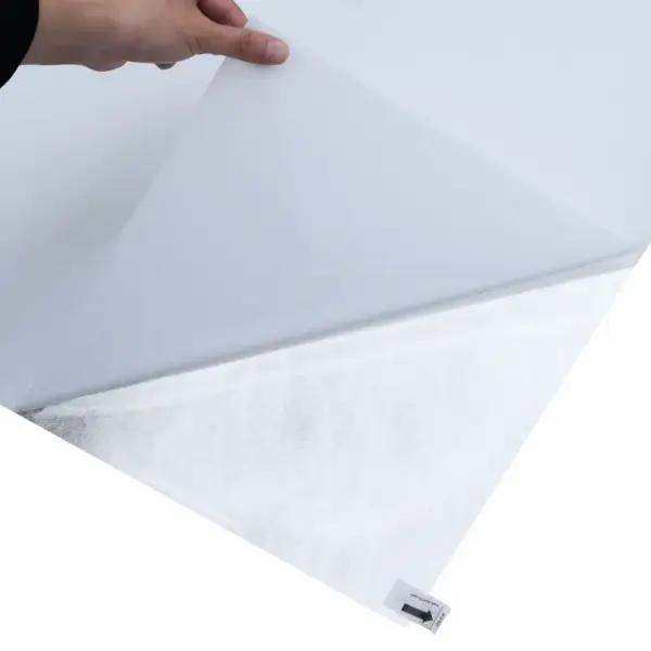 Staatiline jäätunud aknakile, mattvalge PVC, 60 x 2000 cm - 6
