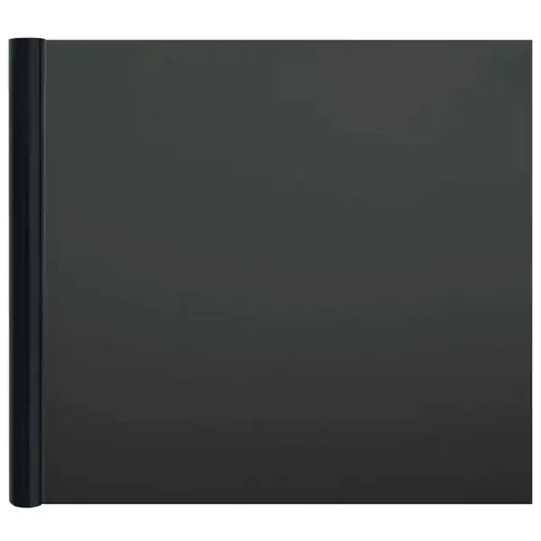 Staatiline jäätunud must aknakile, PVC, 90 x 2000 cm, 5 tk - 5