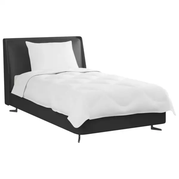 Suveteki ja padja komplekt, 2-osaline, valge mikrofiiber, 135 x 200 cm – 3