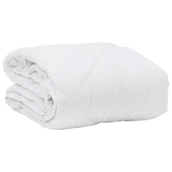 Suveteki ja padja komplekt, 2-osaline, valge mikrofiiber, 135 x 200 cm – 4