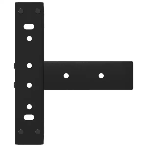 T-kujulised kohvilaua jalad, 2 tk, must pulbervärvitud teras, 30 x 25 x (30-31) cm – 7