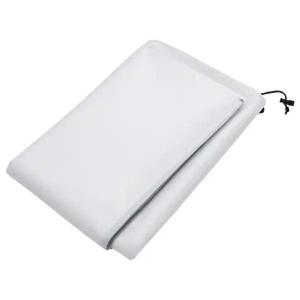 Talvised taime fliiskatted lukuga ja pingutusnööriga, 2 tk, valge lausriie, 70 g/m², 3,93 x 3,5 m – 4