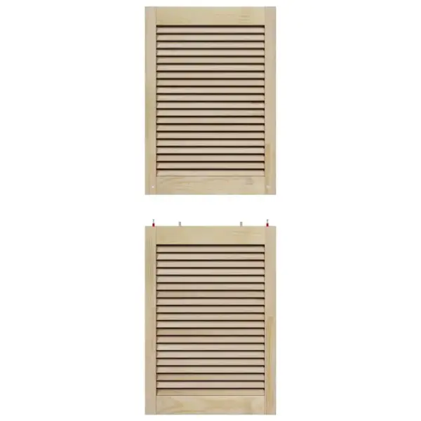 Sile täismännipuidust kapiuks, neutraalne, 49,5 x 2,1 x 140,5 cm - 7