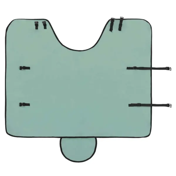 Talvine hobusetekk hingava disainiga, spetsiaalne roheline polüester, 135 x 147 cm – 6