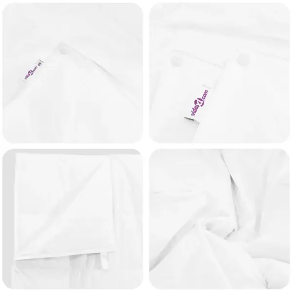 Talvine teki- ja padjakomplekt udusule ja sule täidisega, 3 tk, valge, tekk 240 x 220 cm – 6