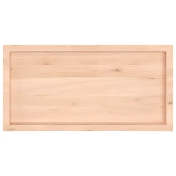 Tammepuidust lauaplaat naturaalse servaga, töötlemata, 100 x 50 x (2–4) cm – 4