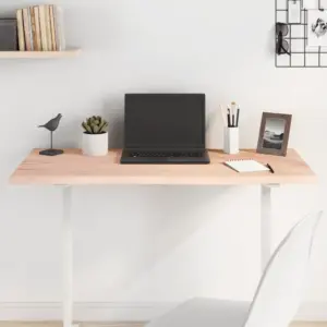 Tammepuidust lauaplaat naturaalse servaga, töötlemata, 100 x 60 x 2 cm