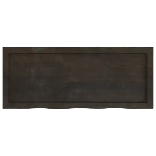 Lauaplaat naturaalservaga, tumepruun tammepuit, 100 x 40 x 2–6 cm – 4