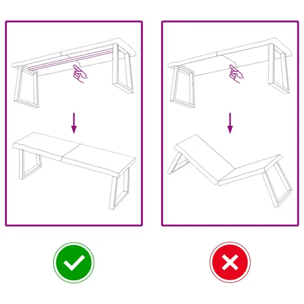 Tammepuidust vannitoa tasapind naturaalsete servadega, helepruun, 120 x 40 x 2–6 cm – 5