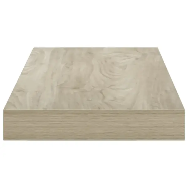Ujuvad seinariiulid nähtamatu kinnitusega, tammevärvi, 2 tk, 50 x 23 x 3,8 cm MDF – 8